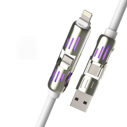 NIXEVO™ ULTRACHARGE 4 IN 1 240W FAST CHARGING CABLE 1M2