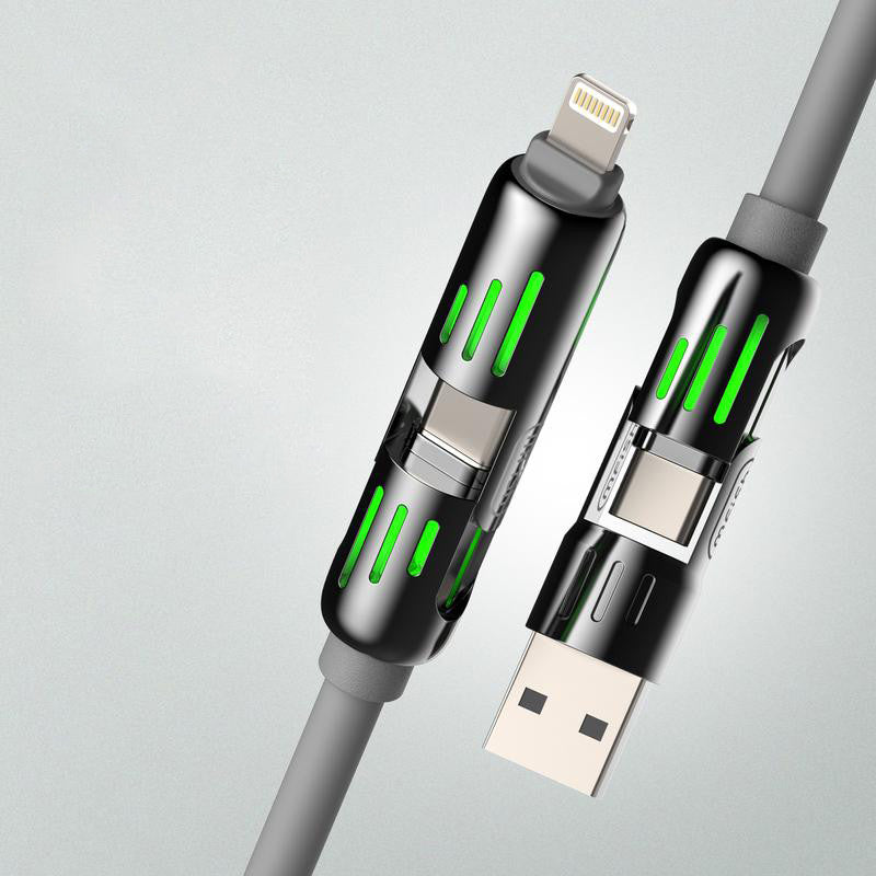 NIXEVO™ ULTRACHARGE 4 IN 1 240W FAST CHARGING CABLE 1M2