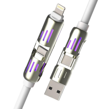 NIXEVO™ ULTRACHARGE 4 IN 1 240W FAST CHARGING CABLE 1M2