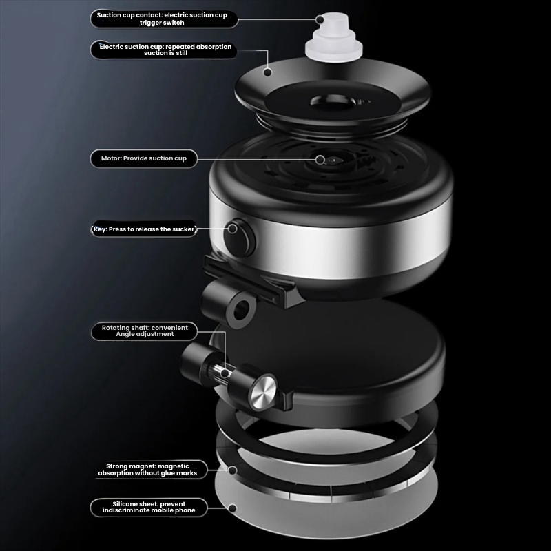 NIXEVO™ MAGVAC 360 DUAL LOCK PHONE HOLDER NXV09