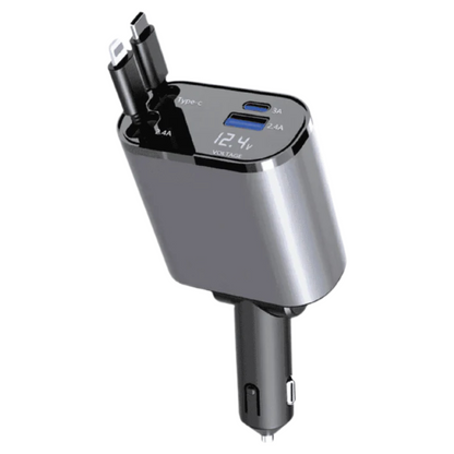 NIXEVO™ 4 IN 1 CAR CHARGER ADAPTER POWERFUL FAST CHARGING